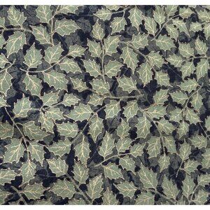 Let It Glow Moda Green Holly Cotton Fabric 1/2 yard x 44"